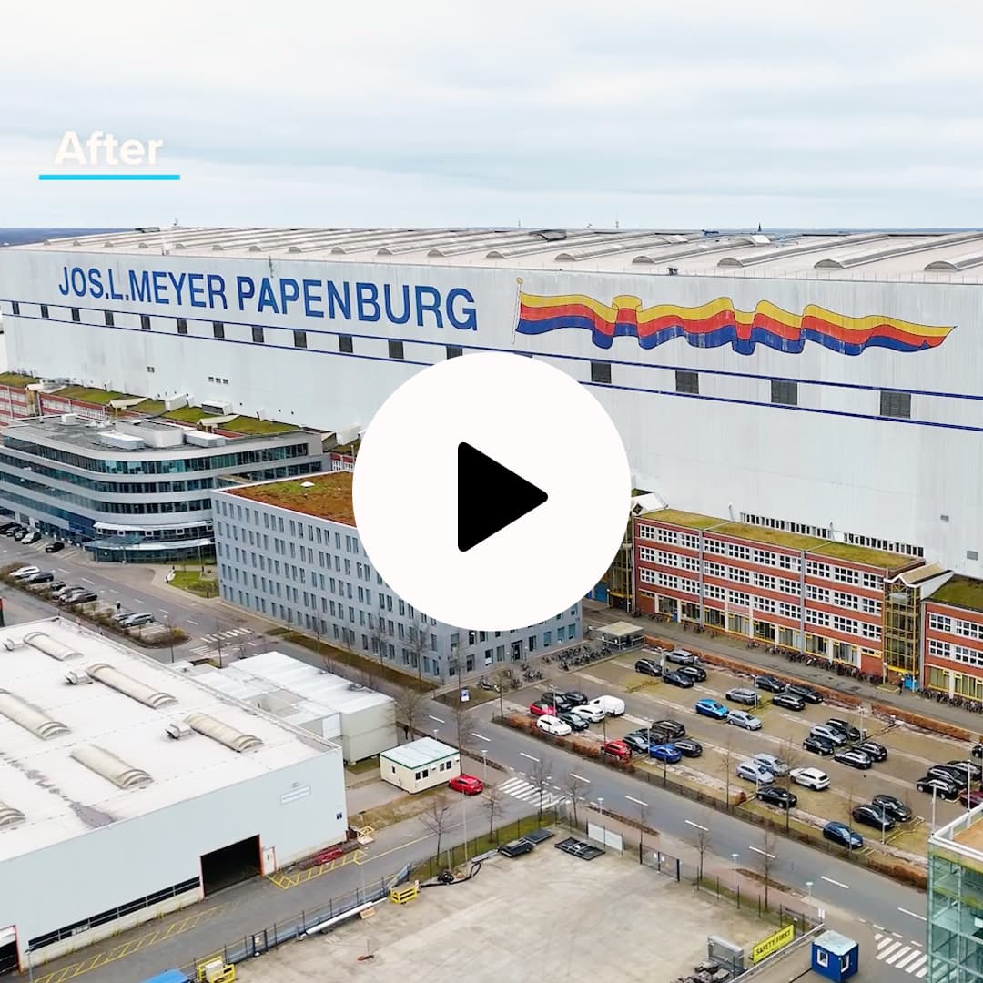 Meyer Werft 造船廠的 KTV 工作無人機
